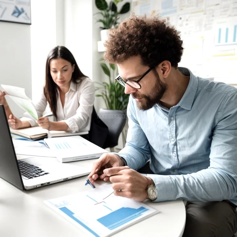 心を落ち着けて考える人物のイメージ